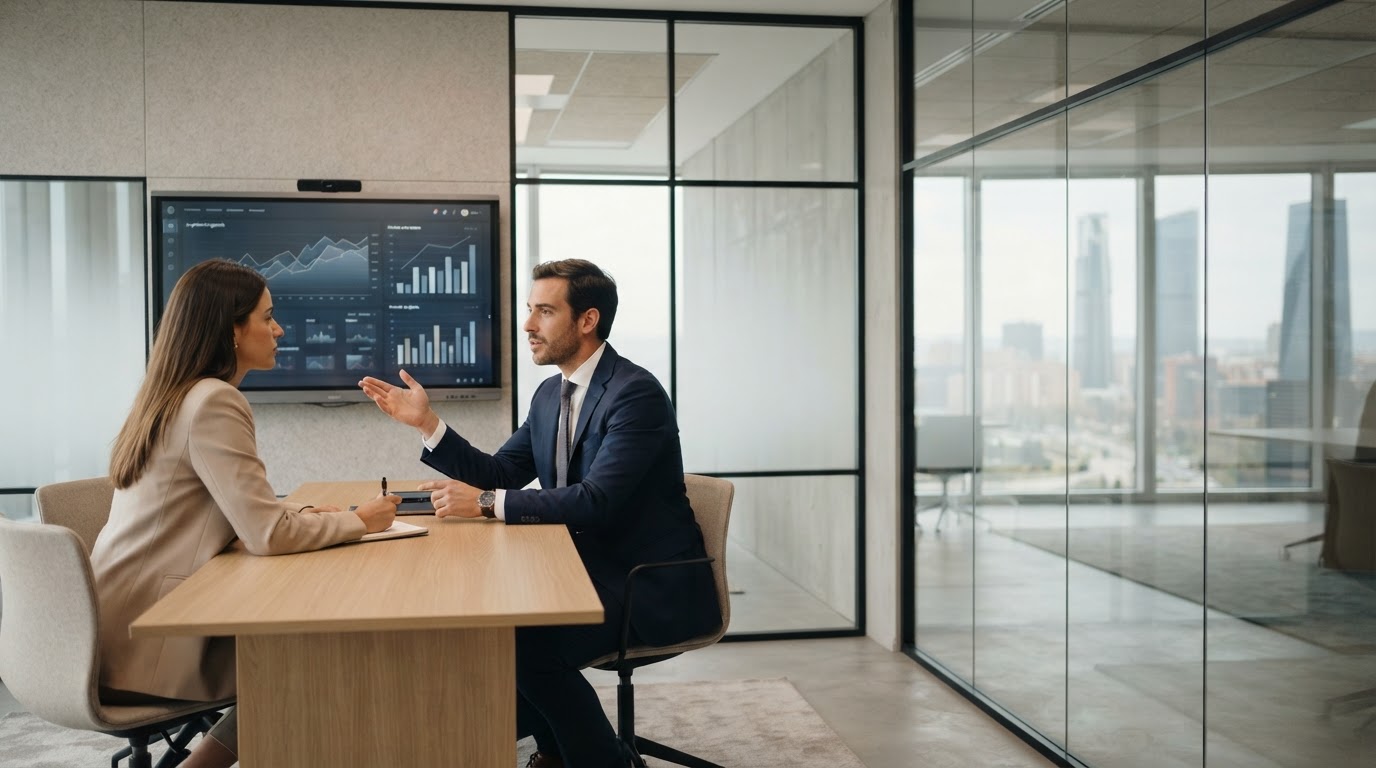 Caja Inversora IA panel de análisis de datos e inteligencia artificial